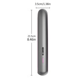 2-in-1 Hair Straightener and Curler, Portable with Adjustable Heat - 45-Degree Angle