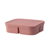 Red Multifunctional Silicone Ice Cream Mold with 4 Cavities for Homemade Treats