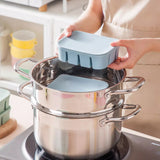 Blue Multifunctional Silicone Ice Cream Mold with 4 Cavities for Homemade Treats - 45-Degree Angle