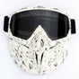 Teardrop Frame Gray Sheet Full-Face Snow Goggles with Mirror Lens - Ultimate Protection and Comfort