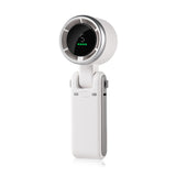 White Portable Handheld Mini Fan - USB Rechargeable Desktop Fan for Outdoor and Indoor Use