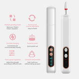 Electric Nail Drill Set - Portable Nail Polishing Tool with Multiple Attachments for Professional Use - Top-Down View