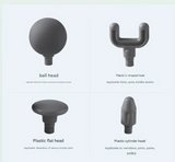 Green Handheld Massage Gun - Compact and Portable, Adjustable Speed for Muscle Relief - Front View