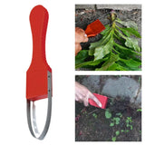 Yellow Garden Hand Weeder Tool Set - 2-Piece Set, Fork Tips for Efficient Weeding, Ergonomic Design - Front View