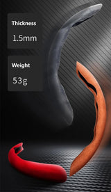 2 PCS Brown Steering Wheel Cover - Soft and Comfortable, Fits 38cm Diameter Steering Wheels - Side View