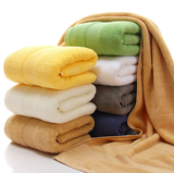 Yellow Luxury 100% Cotton Towel Set - 3-Piece Combed Cotton Bath Towel Set - Front View