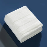 White Luxury 100% Cotton Bath Towel - 70x140cm Soft & Absorbent 380g Towel