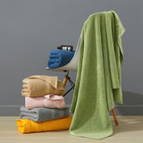 Yellow Luxury 3-Piece 100% Cotton Towel Set - Bath, Hand & Face Towels - Front View