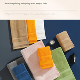 Yellow Luxury 3-Piece 100% Cotton Towel Set - Bath, Hand & Face Towels - Side View