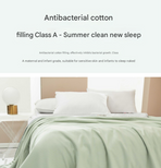 Beige Breathable Cotton Summer Quilt - Lightweight Cooling Blanket for Air-Conditioned Rooms, image 2