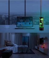 LED Jellyfish Lamp - Creative Night Light for Bedroom and Children's Room - Rear View