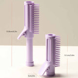 3-pack Off White Portable Hairstyle Brush for Root Volume - Multifunction Hair Styling Tool - Front View
