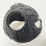 Size S Black DIY 3D Printed Spider-Man Cat Mask - Mini Decorative Half-Face Mask for Pets - 45-Degree Angle