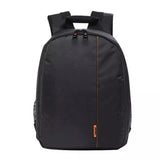 Orange Lining Water-Resistant DSLR Camera Backpack with Tripod Holder, Lightweight and Spacious Photography Bag for Outdoor Use(Camera and accessories