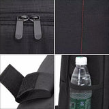 Orange Lining Water-Resistant DSLR Camera Backpack with Tripod Holder, Lightweight and Spacious Photography Bag for Outdoor Use(Camera and accessories are props, not included) - 45-Degree Angle