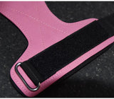 1 Pair Pink Durable Gym Palm Guard with Ultra-fiber Leather for Heavy Lifting ??Wrist Support Straps for Pull-ups and Deadlifts