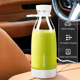 White Portable Rechargeable Blender Bottle, 500ml, USB Charging, 1200mAh, with 304 Stainless Steel Blade ??For Smoothies and Juices On-The-Go