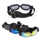 Silver Lenses Pet Sunglasses for Dogs and Cats - UV Protection, Adjustable Strap, Anti-Wind and Anti-Fog Pet Goggles - Side View