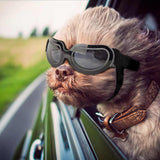 Silver Lenses Pet Sunglasses for Dogs and Cats - UV Protection, Adjustable Strap, Anti-Wind and Anti-Fog Pet Goggles - 45-Degree Angle