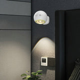 2 Pcs White Rechargeable Magnetic USB Table Lamp & Wall Light - 3000K/4000K/6000K Adjustable Brightness with Anti-Glare Design - Front View
