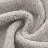 Light Gray Soft Cotton Bath Towel - 70x140cm, Quick Dry, Super Absorbent