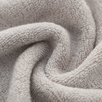 Light Gray Soft Cotton Bath Towel - 70x140cm, Quick Dry, Super Absorbent