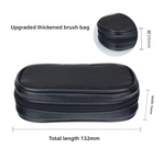 Style A 12-Piece Mini Portable Makeup Brush Set - Fiber Bristle Beauty Tool Set(With storage bag), image 6