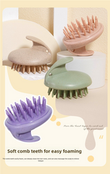 2 Pcs Light Brown Eco-Friendly Wheat Straw Hair Care Set - Massage Brush, Detangling Comb, and V-shaped Comb for All Hair Types - 45-Degree Angle