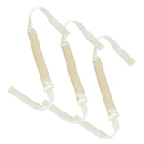 Beige 3 Sticks  No-Heat Hair Curling Ribbon Kit - Silk Ribbon Curling Wand for Sleep-in Styling - Front View