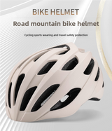 White Summer Cycling Helmet for Men and Women - Lightweight, Breathable Road Bike Helmet with Ventilation and Safety Features - Top-Down View