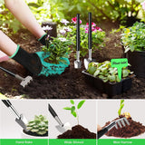 24-Piece Bonsai Tree Tool Kit for Gardening Starters – Complete Bonsai Care Set with Organizer Bag - Side View