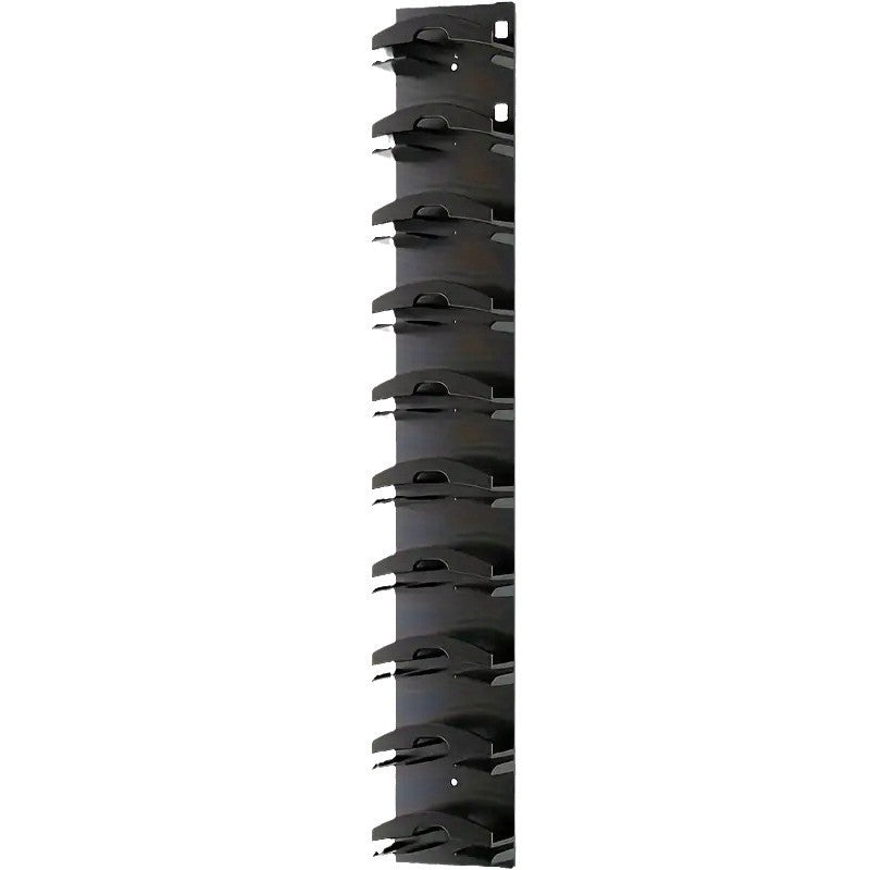 1 Pcs Black Adjustable Hat Organizer Rack for Baseball Caps - Space Saving Wall-Mounted Hat Storage with 2 Hanging Methods for Display and Storage(