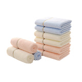 Beige Luxury Soft Cotton Towel Set - 5-Piece Bathroom Towels, Absorbent & Quick-Drying, Gentle for Sensitive Skin