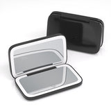 White MR2326C Portable LED Illuminated Makeup Mirror - Foldable Lighted Vanity Mirror with 800mAh Battery - Front View