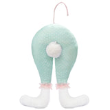 Green Easter Bunny Hanging Legs Decoration - Festive Home Scene Prop 54cm (24.3in)