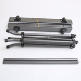 Portable Lightweight Folding Camping Table - Durable Aluminum Outdoor Picnic Desk with Easy Setup, 52*52*50cm - Top-Down View