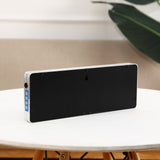 Elegant 10-Inch LED Digital Wall Clock with Perpetual Calendar & Temperature Display - Side View