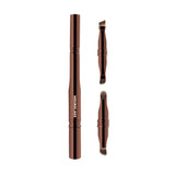 Versatile 4-in-1 Portable Makeup Brush - Eyeshadow & Eyebrow Brushes for Flawless Looks