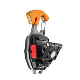 2PCS Orange Multi-Function COB Work Light with Carabiner - 500LM Flashlight, Lighter & More - Side View