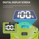 White Foldable LED Camping Lantern with 6 Modes & Type-C Output - 48LED, IPX4 Waterproof, 3 Styles - Top-Down View