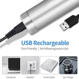 4-in-1 Electric Nose & Ear Hair Trimmer Set - USB Rechargeable Grooming Kit