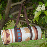 Portable Traditional Pattern Picnic Mat - Lightweight , 200x200cm, with Storage Bag - Front View
