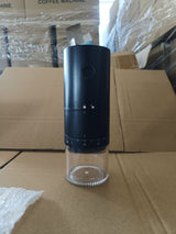 Portable Electric Coffee Grinder - 1500mAh Battery, 30-Mesh Fine Grind, USB-C Charging - Top-Down View