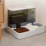 Blue Pet Feeder 3L Automatic Cat Feeder and Water Dispenser - Hassle-Free Hydration and Feeding - Front View