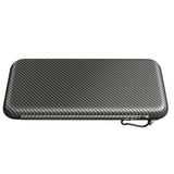 Premium Golf Glove Holder Case - Keeps Gloves Dry & Shaped, Carbon Fiber Look with Hook (Gloves Not Included) - Front View