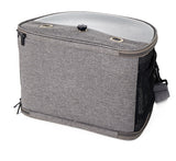 Stylish Leaf Print Clear View Bird Carrier - Portable Travel Cage with Perch & Tray for Parrots, Cockatiels & Small Pets - 45-Degree Angle