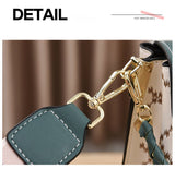 Pink Stylish Korean Minimalist Crossbody Bag - Elegant Small Square Shoulder Bag with Phone Pocket - Side View