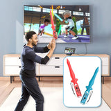 18-in-1 Motion-Sensing Sports Kit for Gaming Consoles - Tennis, Golf, and Fitness Accessories - Top-Down View