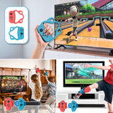 18-in-1 Motion-Sensing Sports Kit for Gaming Consoles - Tennis, Golf, and Fitness Accessories - 45-Degree Angle