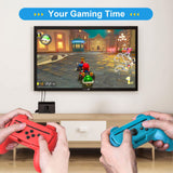 18-in-1 Motion-Sensing Sports Kit for Gaming Consoles - Tennis, Golf, and Fitness Accessories - Rear View